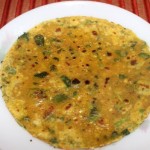 Methi paratha or methi thepla recipe