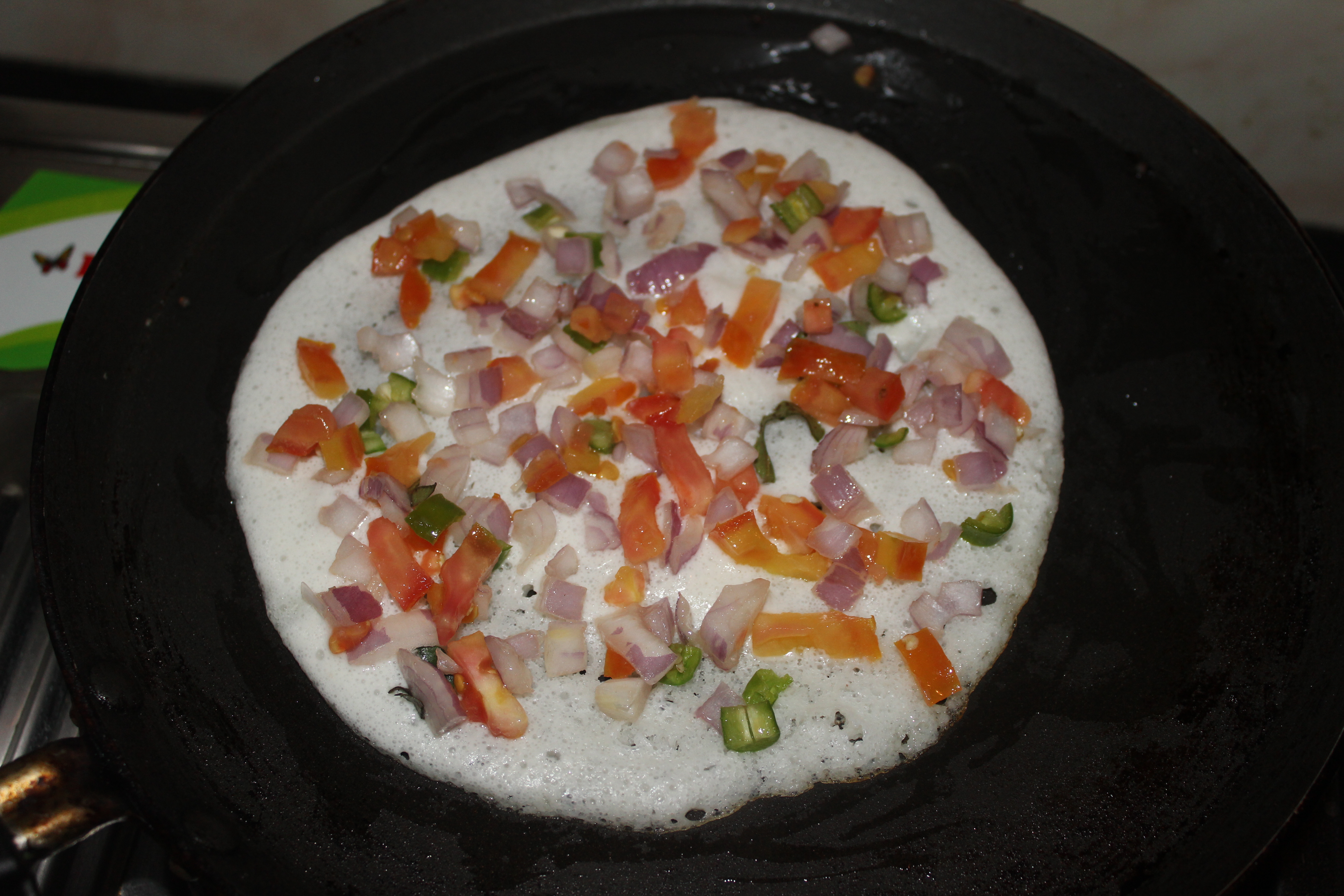 Onion tomato uttapam recipe – breakfast recipes – CHARUS ...