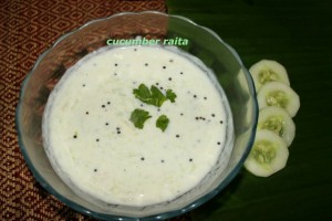 cucumber raitha