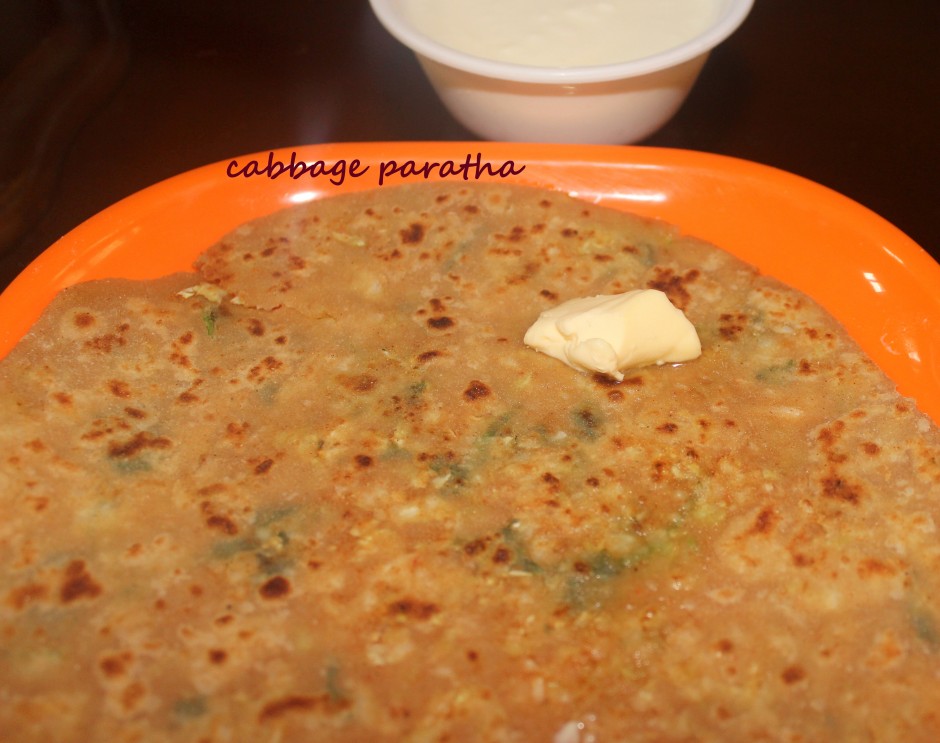 cabbage paratha