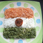 Tri coloured rice