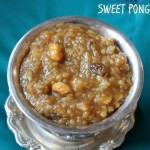 Sweet pongal or Sakkarai pongal recipe