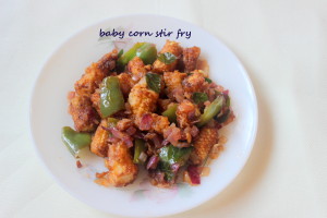 baby corn stir fry