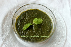 mint chutney
