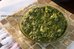 Aloo palak curry