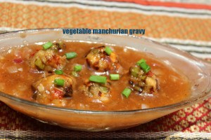 veg manchurian gravy