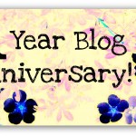 1 Year Blog Anniversary