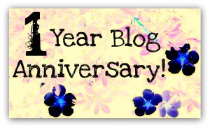 1 Year Blog Anniversary