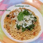 Cabbage rice recipe