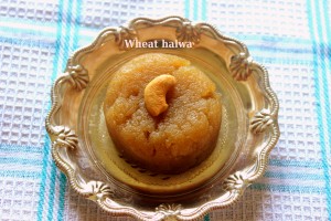 wheat halwa