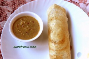 brown rice dosa