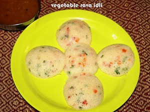 veg rava idli