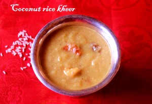 coconut rice kheer2