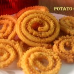 Potato chakli or murukku recipe – Diwali snacks recipe