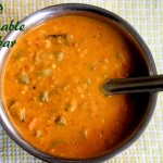 Mixed vegetable sambar recipe – how to make south indian mixed vegetable sambar recipe
