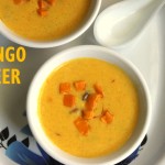 Mango kheer recipe – how to make mango rice kheer or mango payasam recipe | Indian desserts | Mango recipes