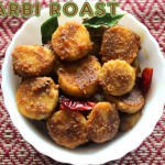 Arbi roast recipe – How to make spicy arbi roast or arbi fry recipe – colocasia roots/taro roots recipes
