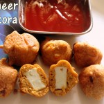 Paneer pakora recipe – How to make paneer pakoda recipe – easy Indian snacks