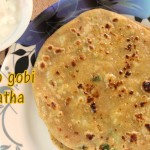 Aloo gobi paratha recipe – How to make aloo gobi (potato cauliflower) paratha recipe