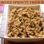 Sprouts fried rice recipe – How to make sprouts fried rice recipe – rice dishes