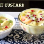 Fruit custard recipe – How to make fruit custard recipe – Fruit salad with custard recipe
