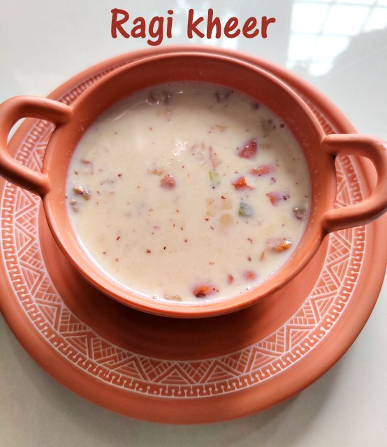 Ragi Kheer How To Make Ragi Payasa Or Ragi Kheer Or Nachni Kheer Recipe Ragi Recipes 