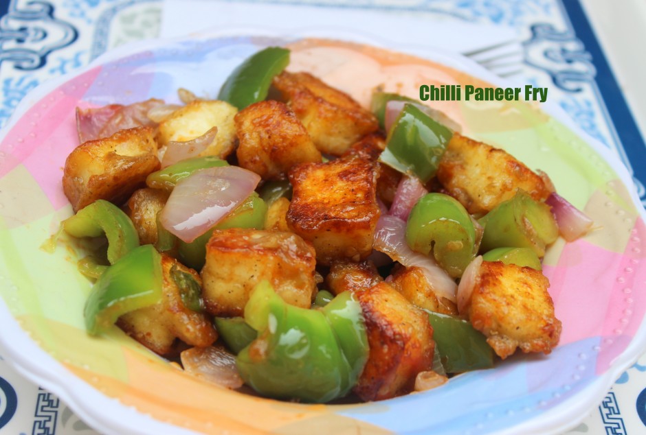 Chilli paneer recipe – CHARUS CUISINE