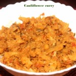 Spicy cauliflower masala recipe