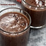 Chocolate banana smoothie recipe