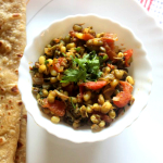 Sprouted green moong sabzi recipe