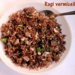 Ragi vermicelli upma – how to make ragi semiya upma recipe – millet recipes
