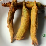 Chilli bajji or mirchi bajji recipe – how to make mirchi bajji recipe