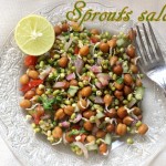 Moong sprouts salad recipe – How to make healthy moong sprouts salad recipe – healthy recipes