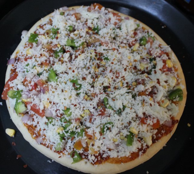 Veg pizza recipe – How to make vegetable pizza recipe – veggie pizza ...